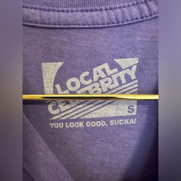 Local Celebrity Purple Graphic Tee in Small. New without tag - Picture 4 of 6